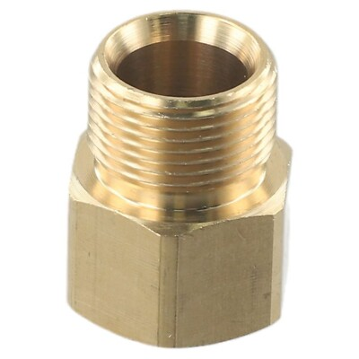 #ad Metric M22 15mm Male Thread M22 Female Thread Connector Pressure Washer Adapter $10.15