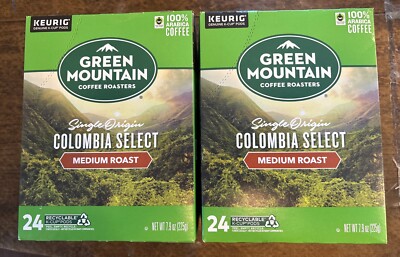 Green Mountain Columbia Select Medium Roast 100% Arabica Coffee K-Cup Pods 48 ct