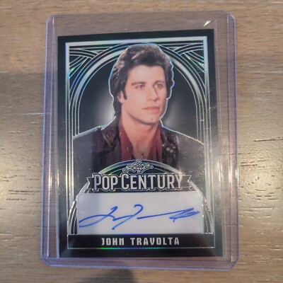 2024 leaf pop century John Travolta Autograph /3 | eBay