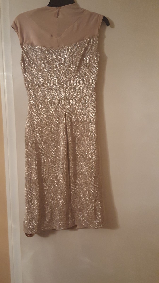 ralph lauren gold metallic dress Lauren Ralph Lauren SZ (8) Gold Metallic dress