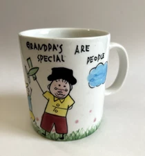 Grandpas Are Special People Coffee Mug Tea Cup, by Cardinal Inc. Handpainted,