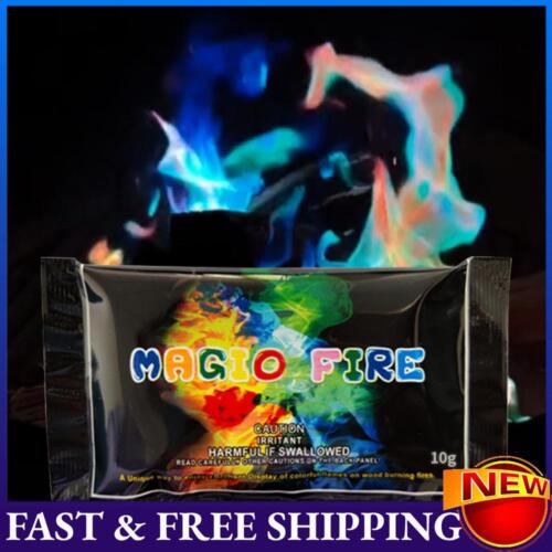 Colorful Flame Powders 10g/15g/25g/30g Funny Campfire Fireplace Party Supplies - Picture 1 of 23