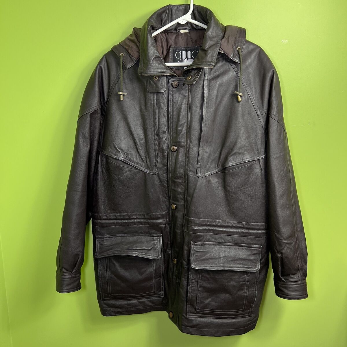 Antonio Giovanni Leather Black Vintage Jacket Coat size M | eBay Antonio Giovanni Leather Black Vintage Jacket Coat size M | eBay
