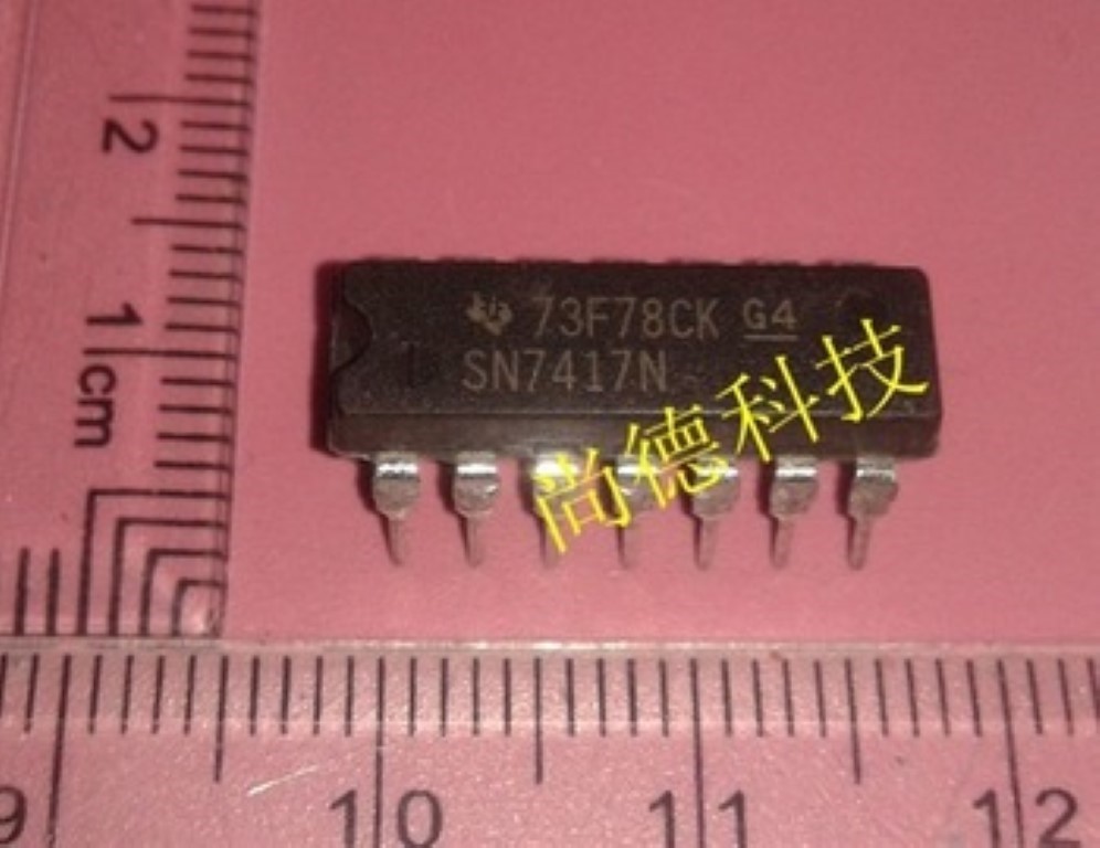 TI SN7417N DIP-14 HEX BUFFERS/DRIVERS WITH OPEN-COLLECTOR RH | eBay