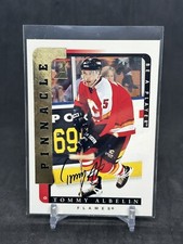Tommy Albelin 1996-97 Pinnacle Be A Player Auto #161 Flames