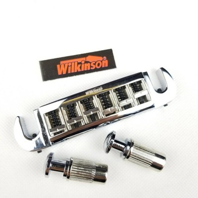 Wilkinson WOGT3 Tailpiece Bridge For LP Electric Guitar Adjustable Wraparound
