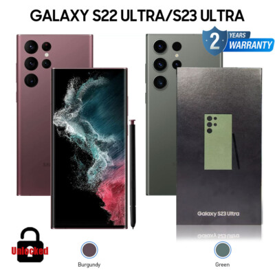   NEW-SEALED Samsung Galaxy S23 Ultra /S22 Ultra /S21 Ultra 5G Factory Unlocked 