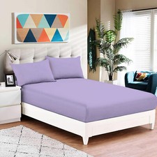 Fitted Bed Sheet  11''/28cm Deep Egyptian Cotton Single 4FT Double King Super K