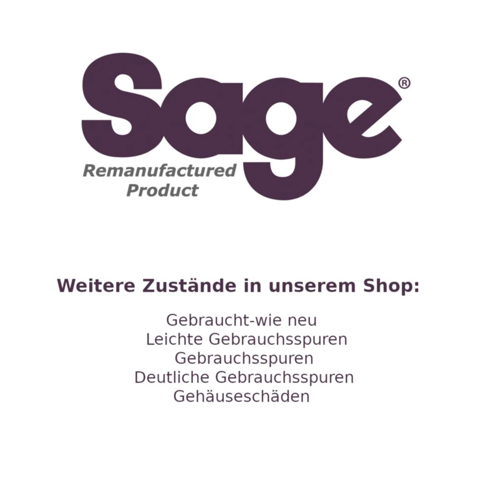 Sage Dose Control Argento BCG600SILUK Macinacaffè Segni Di Uso !UK Spina! - Immagine 2 di 4