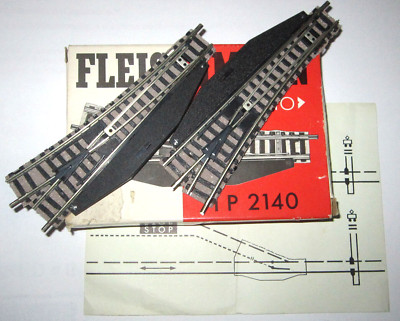 FLEISCHMANN 2140 N PICCOLO PAIR LEFT/ RIGHT HAND TURN OUT SWITCH POINTS NIB 9140