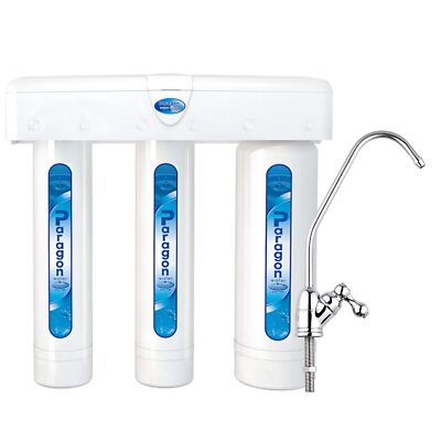 Paragon 0,01μm Ultra-Filtration Unterspüle Wasserfiltersystem, 3 Stufen Drinkin