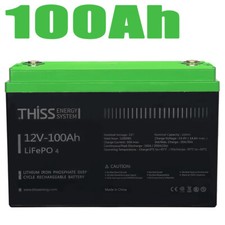LiFePO4 Lithium Battery 12V 100Ah 200Ah 7Ah Deep Cycle for Solar Off-grid lot