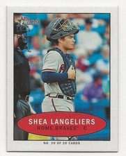 2020 Topps Heritage Minor SHEA LANGELIERS 1971 Bazooka Numbered Test Braves #20
