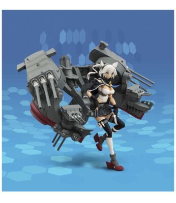 Action Figure Bandai Tamashii Nation 2015 | Armor Girls Project KanColle MUSASHI | PVC E ABS 140 Mm Da Collezione