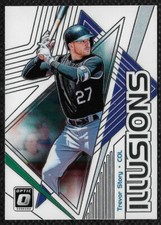 Trevor Story 2019 Donruss Optic Illusions #OI-5 Colorado Rockies Baseball Insert