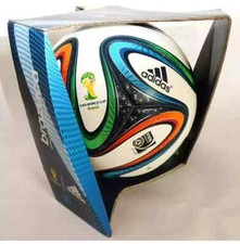 ADIDAS BRAZUCA 2014 FIFA WORLD CUP BRAZIL OFFICIAL SOCCER MATCH BALL SIZE 5