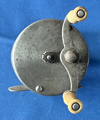 Moulinet de pêche vintage South Bend n°20 modèle B en métal fabriqué