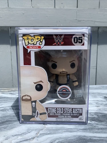 Funko Pop WWE Stone Cold Steve Austin 05 GameStop Vinyl Figure W/Protector NEW
