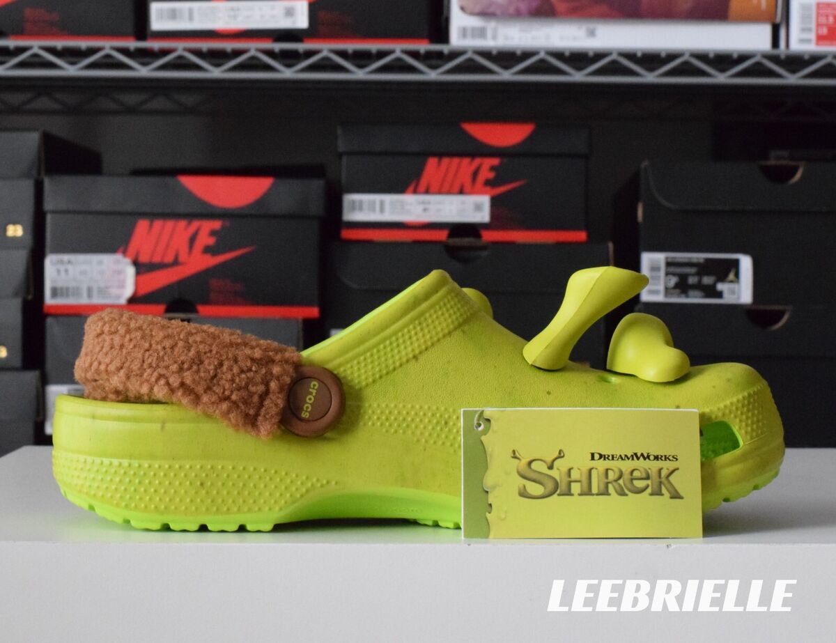 Custom Crocs Shrek Edition the Shrek Crocs Ogre Movie 