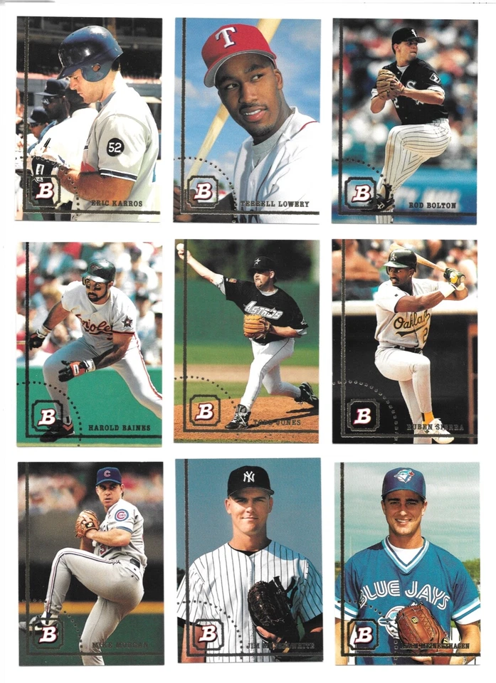 1994 Bowman Baseball Trading Cards / You Choose #s 1 - 248 / mb17 - Image 2 of 4
