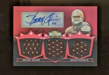 2007 Topps Triple Threads Brady Quinn RC #8/18 Auto Jersey