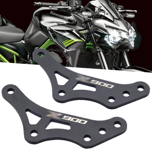 Modeer Piastra Di Prolunga Per Cavalletto Laterale CNC Per Kawasaki Z900RS (2017-2025) - Accessorio Moto In Alluminio Anodizzato (Nero) - 5
