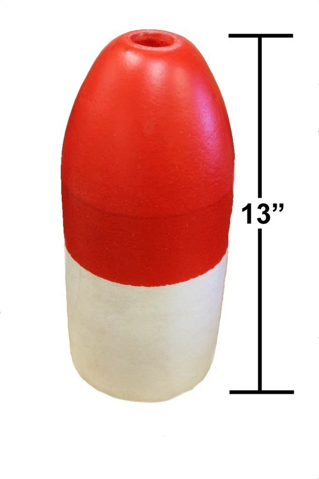 KUFA Sports Cangrejo Trampa Flotador con Poste de Bandera de PVC, Rojo/Blanco, 48 Pulgadas... Foto 2 de 3