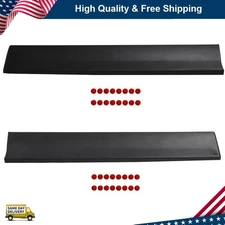 For Mazda CX-9 16-23 Pair Front Door Lower Molding LH & RH TK4851RB0B TK4851RA0B