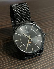 Orologio Esq Movado quadrante nero da uomo modello cinturino in acciaio...