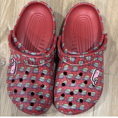 Vineyard Vines Christmas Crocs M5 W7