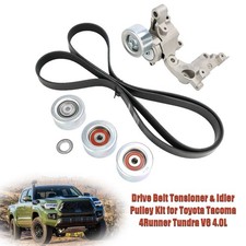 Drive Belt Tensioneridler Pulley Kit For Toyota Tacoma 4runner Tundra V6 4.0l Drive Belt Tensioneridler Pulley Kit For Toyota Tacoma 4runner Tundra V6 4.0l