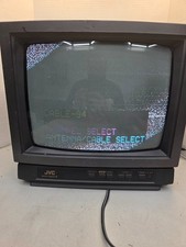 JVC Master Command III 13 CRT Retro Gaming TV C-1329 Color Tested Working