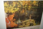 1949 Calendar Man Fishing, McKenzie River OR, Chevron Gas Station, Single Page — photo 7