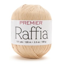 3 Pack - Premier Yarn Raffia -Natural - 5A0032D9-1H41T