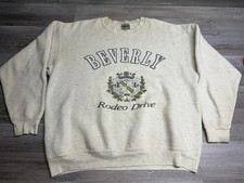 Vintage Oneita Beverly Hills Rodeo Drive Crewneck Sweatshirt XL USA Made