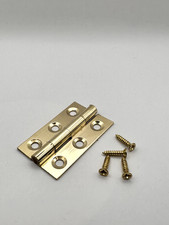 2xQuality solid Brass Butt Hinges Pair 1"/2"/2.5"  –small large Doors & Cabinets