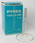 VTG PYREX 7759P FLAMEWARE 9 CUP COFFEEPOT CLEAR GLASS STEM PUMP FOR 7759 POT