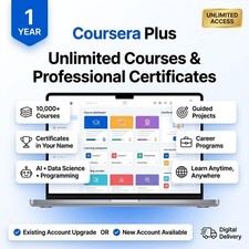 Coursera Plus 12 Months Subscription Unlimited Courses Certificates