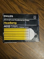 New Philips 4652 Headlight Bulb. LOW BEAM Sealed