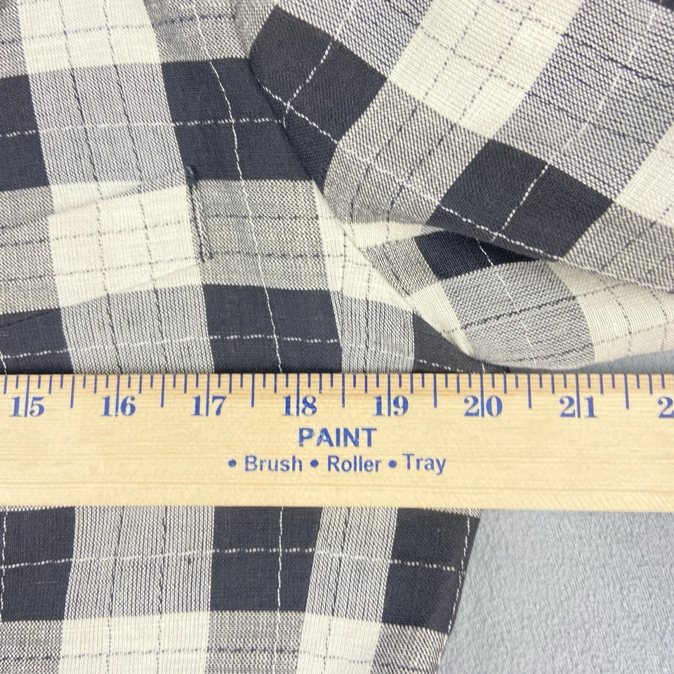 Giorgio Sant'Angelo клетку белый черный с подкладкой блейзер куртка жемчуг кнопка льняной черный - Изображение 4 из 4