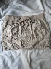 Old Navy Vintage y2k Mini Khaki Tan Cargo Skirt
