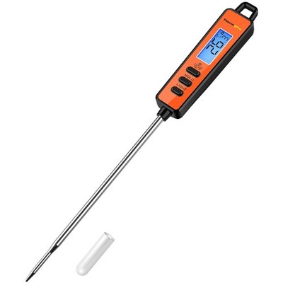 Fleischthermometer Digital Grillthermometer Bratenthermometer mit langer Sond...
