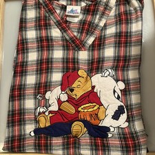 Winnie the Pooh Disneyland Resort 100 Cotton Nightgown Sleep Shirt L / XL