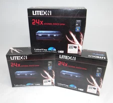 LITEON 24x Internal DVD/CD Writer iHAS524-T98 B Vintage Desktop PC SATA New Box