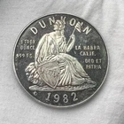 1982 Dunkion La Habra California 1 Troy Oz .999 Fine Silver Round ~ Toning
