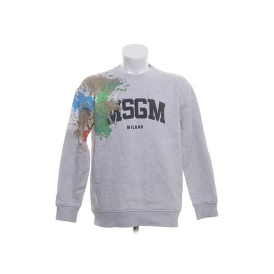 MSGM Kids, Sweatshirt, Größe: 152, Grau/Mehrfarbig, Print, Sweat, Jungen #pxh