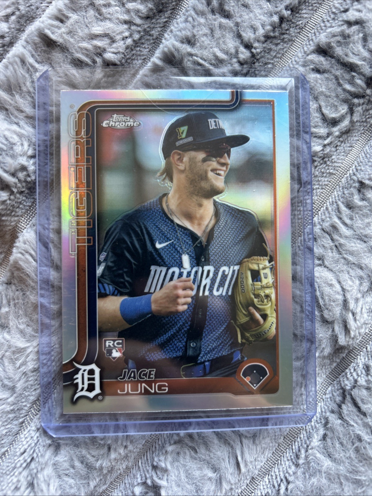 2025 Topps Chrome - Image Variation Jace Jung #225 (RC)