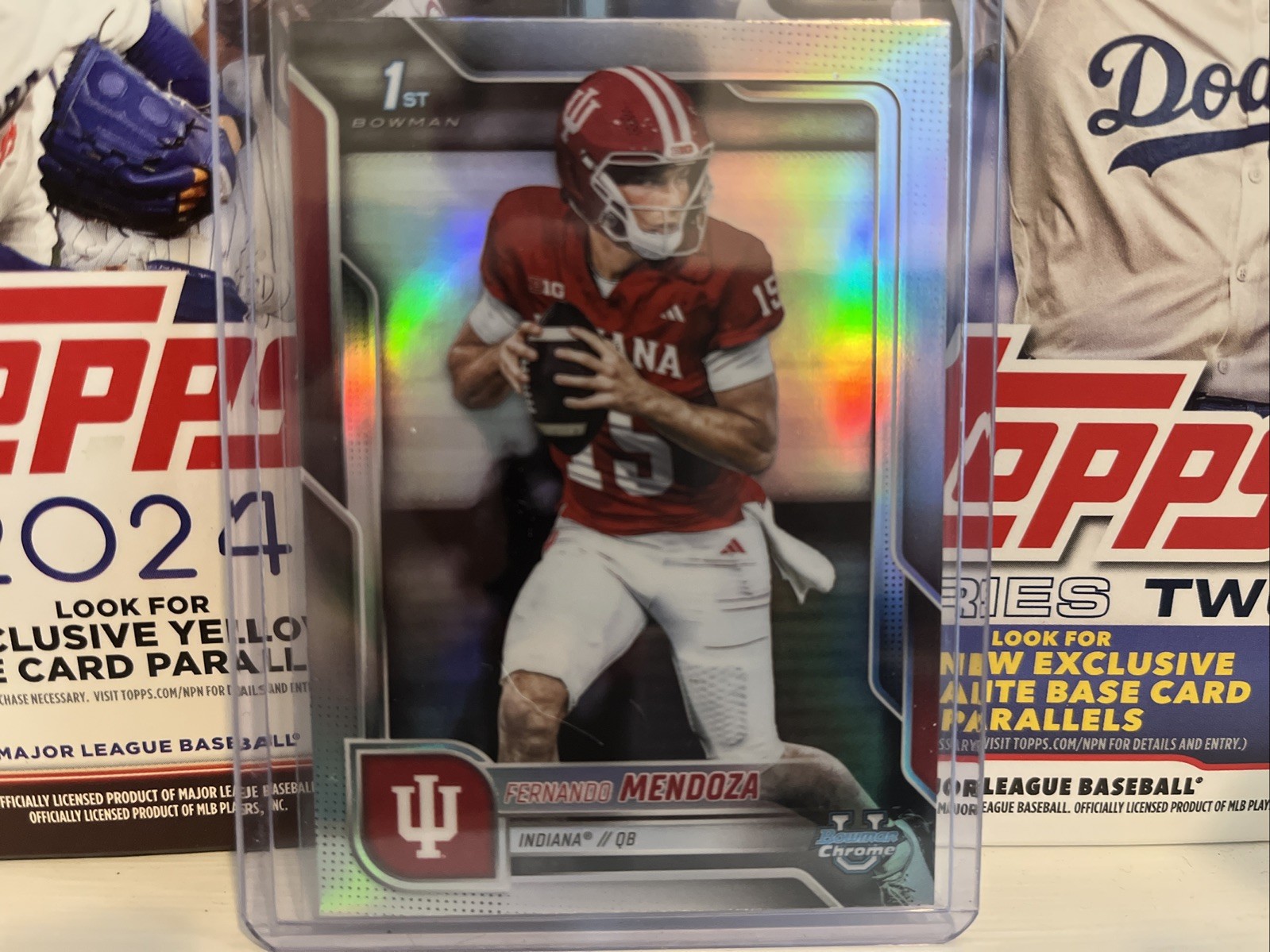 2025 Bowman Chrome U 1st Silver Refractor Fernando Mendoza # 109