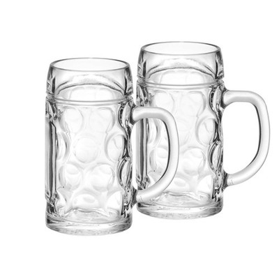Van Well München Bierkrug 0,5 l geeicht 2er Set - Spülmaschinenfest