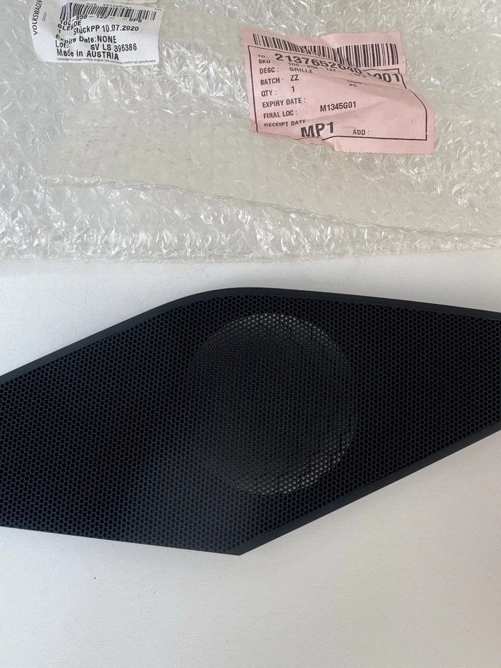GENUINE VW ID.3 2020 Onwards Dashboard Speaker Cover Grille | 10C8581226PS - Image 3 of 4